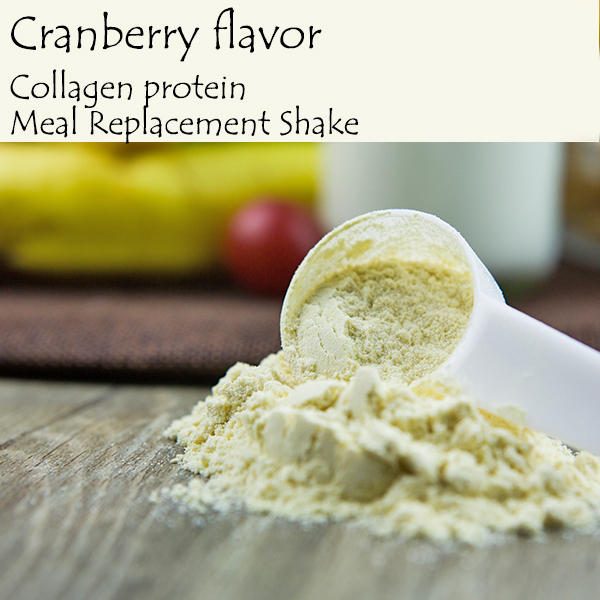 Fish Collagen Protein Meal Replacement Shake (Cranberry Flavor)