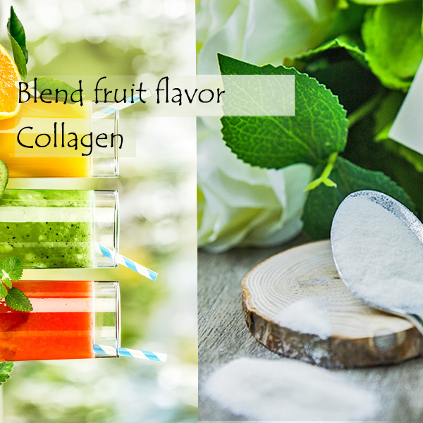 Blend Fruit Flavor Bovine Collagen Solid Drink