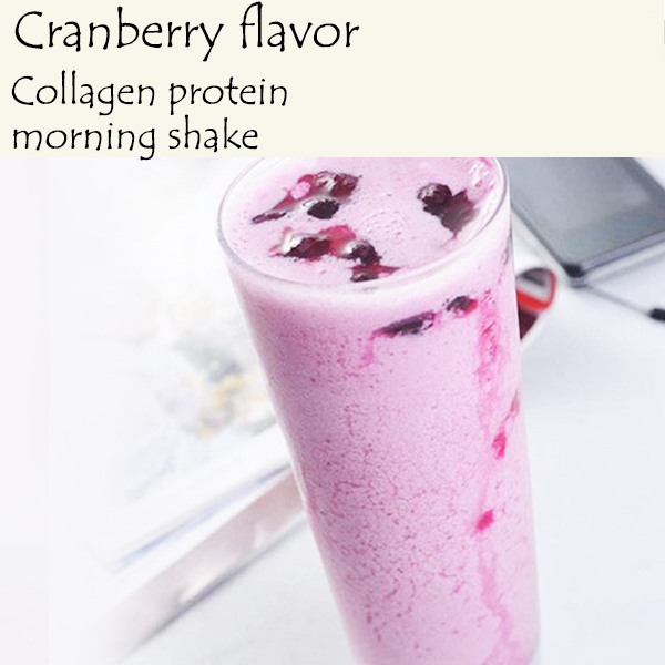 Fish Collagen Protein Morning Shake (Cranberry)