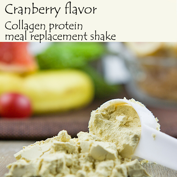 Bovine Collagen Protein Meal Replacement Shake （Cranberry）